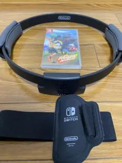 リングフィット アドベンチャー ソフト＋リングコン＋バンド 箱なし中古 動作OK