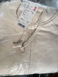 新品未使用　ユニクロ　woman ボアスウェットフルジップパーカ　L