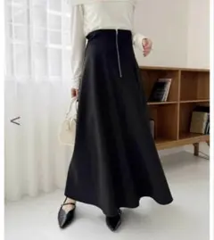 NICE CLAUP ナイスクラップ 全身長全サイズ対応スカート S ブラック