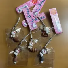 気まぐれタイムセール激レア！キティ しっぽ倶楽部 根付けストラップ 5種セット 激レア！ハローキティ しっぽ倶楽部 根付けストラップ 5種セット
