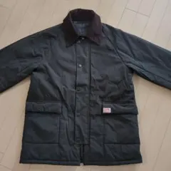 JaVa ジャバ★襟コーデュロイ★中綿コート★ブラック★M