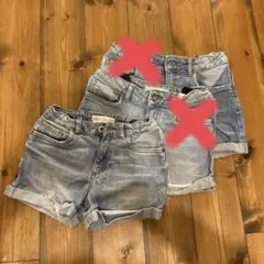 ZARA デニムショートパンツ　128のみ