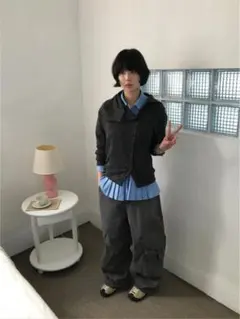 ハートカーゴストリングパンツ