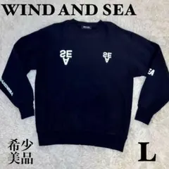 ☆【希少】WIND AND SEA スウェット 両面プリント リフレクター L☆のサムネイル