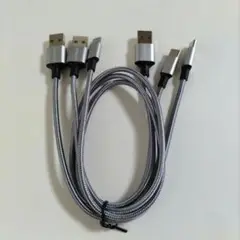 USB　TypeC　ケーブル　USB-A to USB-C 3本セット