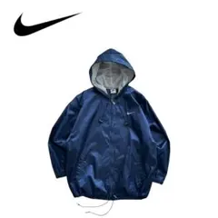 NIKE ナイキ 90s ナイロン フードジャケット ドローコード付き 白タグ