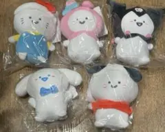 お文具といっしょ　サンリオキャラクターズ　マスコット　5種セット　③