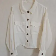 C.O.L.Z.A ホワイト クロップドジャケットSサイズ