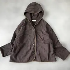 美品　ツクロイ サンバレー フリース　フードミドルジャケット　 アウター761