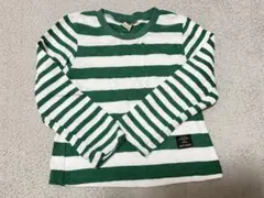 プティマイン　ボーダー長袖ロンT 100 美品