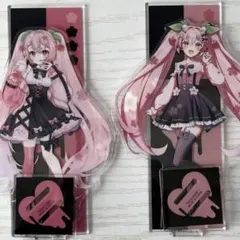 タイトーくじ　初音ミク　桜ミク　大きなクリアスタンドA賞