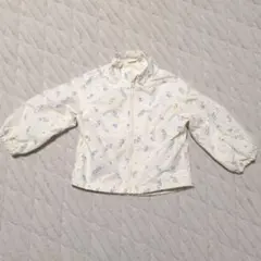 アプレレクール100サイズ　花柄ナイロンジャケット