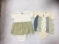 値下げしました！ロンパース 女の子 サイズ70.80セット