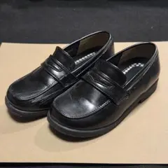 キッズ　ローファー　黒　フォーマル　トップバリュ　18.5cm　19cm　中古品