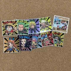 ONEPIECE ワンピース ビックリマンチョコ 麦わらの一味 セット