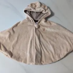 ミキハウス　ベア　ベビーポンチョ