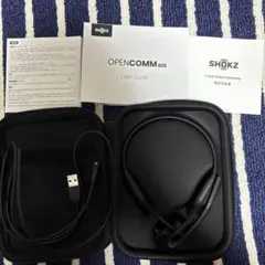 t*k様 SHOKZ OpenCOMM BLACK C102 骨伝導イヤホン ヘ 2025年最新】opencomm c102の人気アイテム - メルカリ