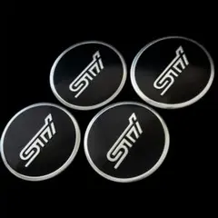 4枚セット／STI／ホイール センターキャップ アルミシール
