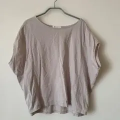 THE SHOP TK 半袖カットソー ベージュLサイズのサムネイル