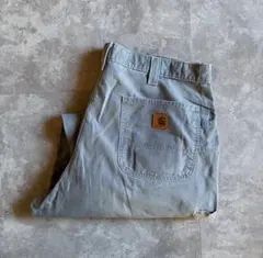 Carhartt ペインターパンツ グレー W40 L32 ワイド 極太 ルーズのサムネイル
