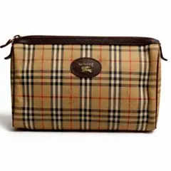 バーバリー ノバチェック ポーチ クラッチ