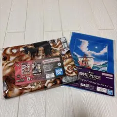 一番くじ　ワンピースカードゲーム　B賞 ブランケット　エース　タオル　2点