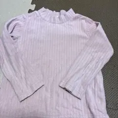 薄紫 フレア袖 長袖カットソー