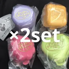 PollyPocket ミニチュアチャーム2 全4種×2セット　コンプリート