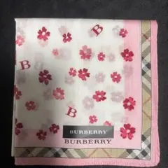 新品　未使用品　BURBERRY バーバリー　花柄ハンカチのサムネイル