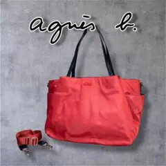 アニエスベーボヤージュ ナイロン トートバッグ ショルダーバッグ 2way