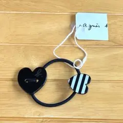 agnes b. ハートモチーフ ヘアゴムのサムネイル