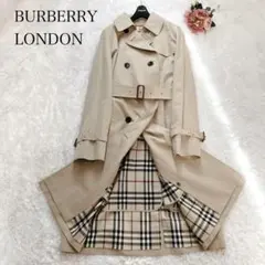よ*ま様 美品✨バーバリー トレンチコート ライナー ノバチェック ハニーベージ