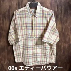 最終出品　古着　00s エディーバウアー　半袖シャツ　M sizeのサムネイル