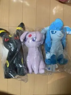 イーブイフレンズ ぬいぐるみ ブラッキー エーフィ グレイシア