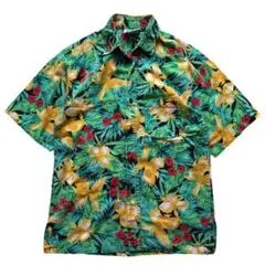 90's USA製 Sears MENS STORE コットン アロハシャツのサムネイル