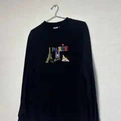 Chevon コラージュアートロンT/ロングTシャツ 黒/Lサイズ - メルカリ