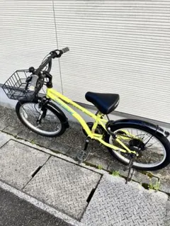 赤い子供用自転車 前面バスケット付き18インチ 愛知 手渡し限定 - メルカリ