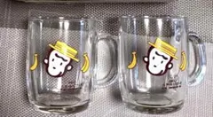 《非売品》 《激レア》 バザールでござーるガラスマグカップ 2個セットのサムネイル