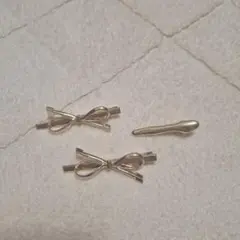 ヘアピンセット（リボン型・クリップ型）