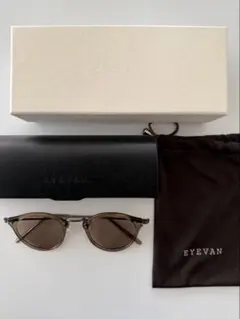 【美品】EYEVAN E-0505 サングラス CRML-S.BRのサムネイル