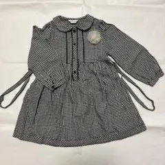 卒園式 入学式 110 ワンピース コサージュ付き