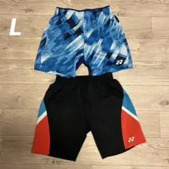 バドミントンヨネックスユニフォームハーフパンツ日本代表Lサイズ
