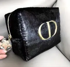 新品　ディオール ノベルティ 正規品 ホリデー限定　ポーチ　黒　箱なし