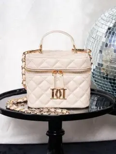 Darich キルティングスクエアミニバッグ ゴールドパーツ(WHT) 白