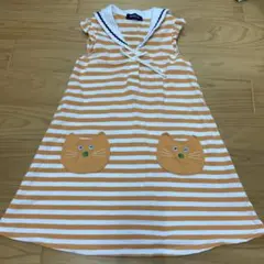 kladskap カレードスコープ　猫ポケットワンピース 110㎝