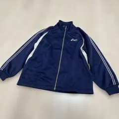 asics アシックス ジャージ トラックジャケット ネイビー Sサイズのサムネイル