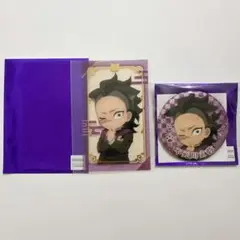 鬼滅の刃 ナンジャタウン 缶バッジ クリアカード 不死川玄弥 レア2点セット