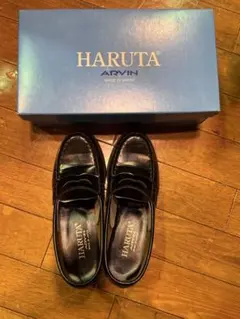 HARUTA ARVIN ブラックローファー 23EE