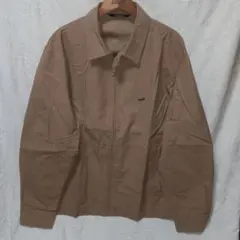 【美品】CROCODILE ジップアップ ブルゾン ベージュ