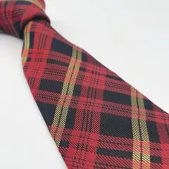 【COMME des GARCONS（コムデギャルソン）】ネクタイ 赤黒チェックのサムネイル